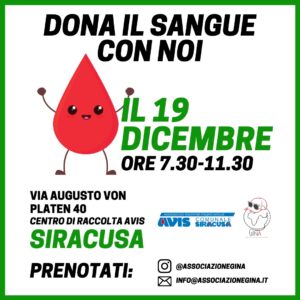 donazione sangue Siracusa